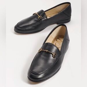 Sam Edelman -  Black Loraine Leather Loafers in size 9 WIDE